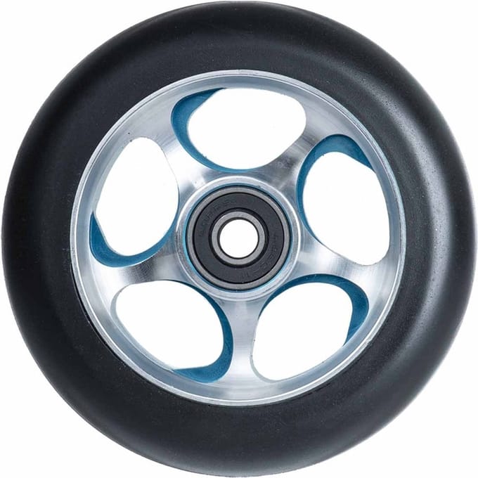 Re Entry Wheel 100mm Blue Silver set van 2 stuks