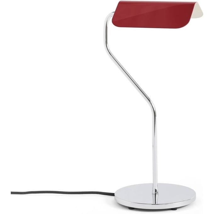 HAY tafellamp Apex, rood, hoogte 38 cm, E14, staal
