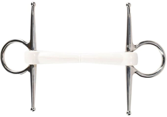 QHP Kneveltrens Flexi 14 mm Wit - 9,5