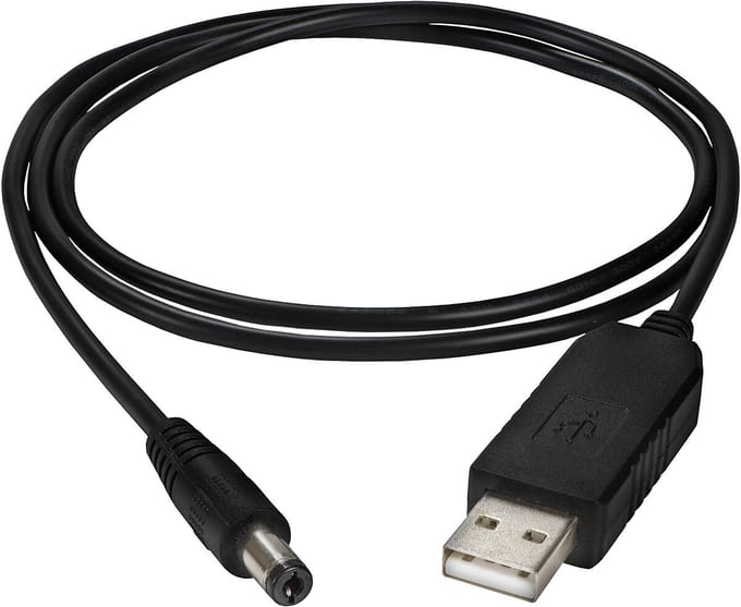 JBL EON One Compact – 5V naar 12V USB‑Voedingskabel (Power Supply / DC Adapter)