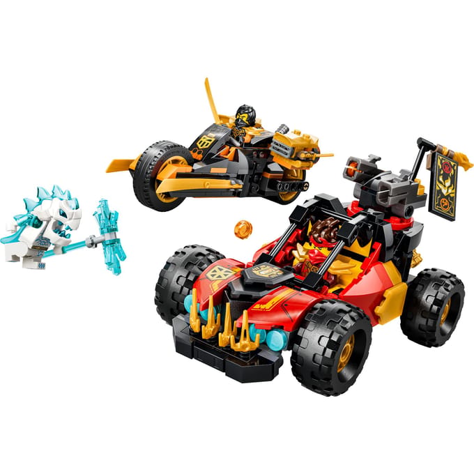 LEGO NINJAGO Kai en Cole's Combivoertuigen Speelgoed voor Kinderen Vanaf 7 Jaar 71864