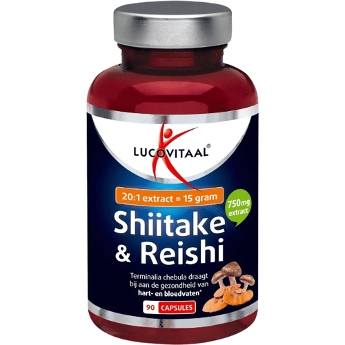 Lucovitaal Shiitake & Reishi 90 capsules (THT 01-2027)