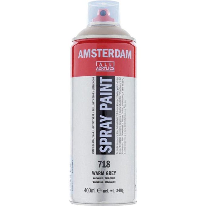 Spraypaint - 718 Warmgrijs - Amsterdam - 400 ml