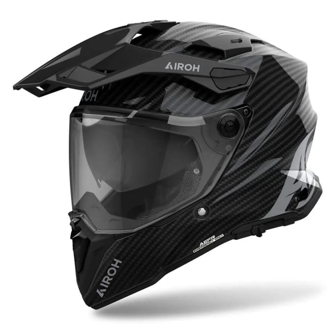 Airoh Commander 2 Carbon Glossy Carbon Adventure Helm - Helm