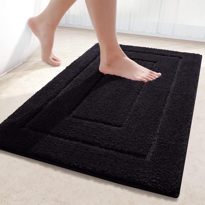 Microvezel Antislip Badmat 60x120 cm - Waterabsorberend en Wasbaar voor Badkamer