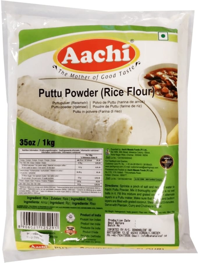 Aachi - Puttu Powder - 3x 500 g