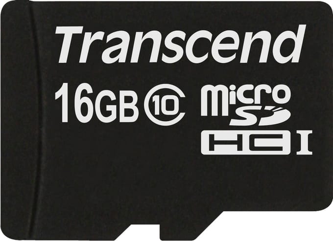 Transcend Premium microSDHC-kaart Industrial 16 GB Class 10