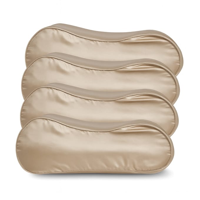 4x Zijden Kussensloop Peach Blush Ergonomisch - 19MM - Silk Heaven - 40x60cm