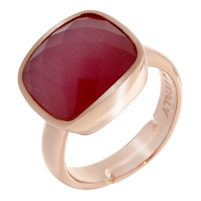 Orphelia Dames 925 Sterling Zilveren Ring - Roze ZR-7198/PI