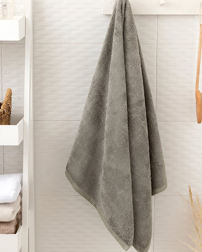 English Home- Badhanddoek - 70x140cm - Grijs