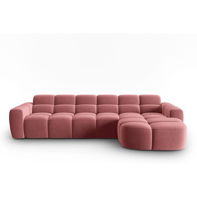 5-zits hoekbank Lisa rechts velvet | Micadoni