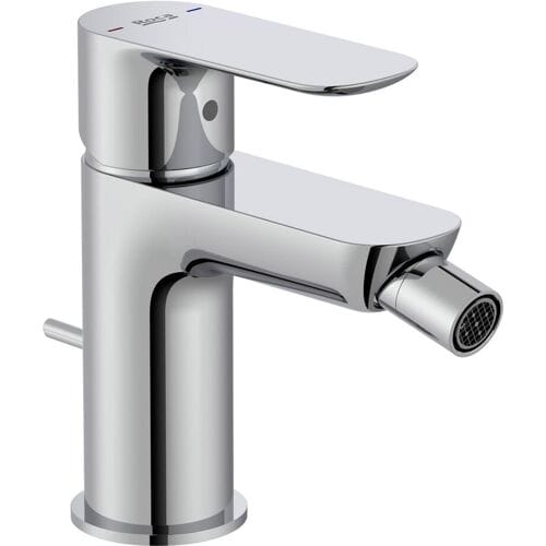 Roca Cala single lever bidet mixer with drain set A5A606EC00