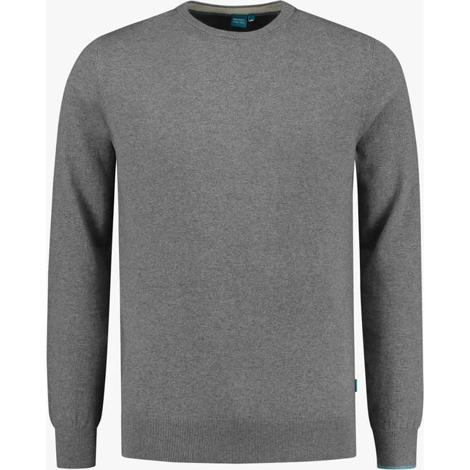 District Indigo Pullover Crewneck Grey Melange (7.21.500.550 - 026)