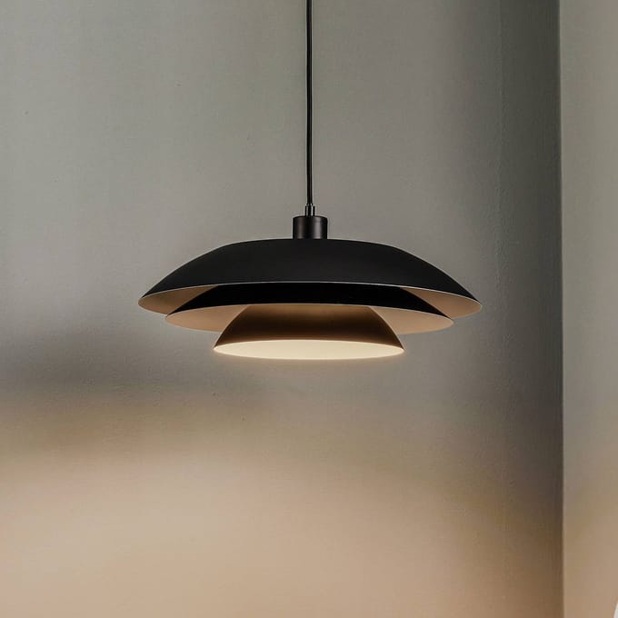 Dyberg Larsen Hanglamp Dl45 Led 45 X 13 Cm E27 60w Zwart
