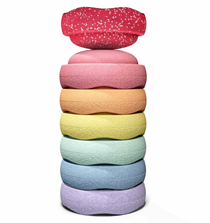 Stapelstein blush special original MINI rainbow pastel