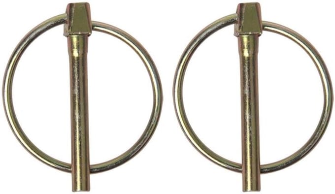 ProPlus Borgpen - slank design - robuust staal - Ø 4,5 mm - Ø 32 mm ring - 2 stuks