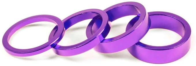 Saltbmx 1 1/8´´ Spacers Balhoofdset Roze 3/5/8/10 mm