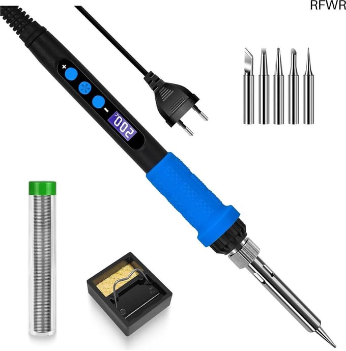 RFWR® Soldeerboutset met lcd-display en instelbare temperatuur