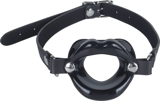 Banoch - Gag kissy lips - Zwart - bondage