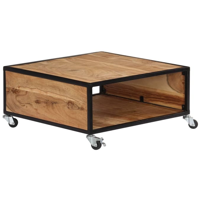 vidaXL - Salontafel - 70x70x32 - cm - massief - acaciahout