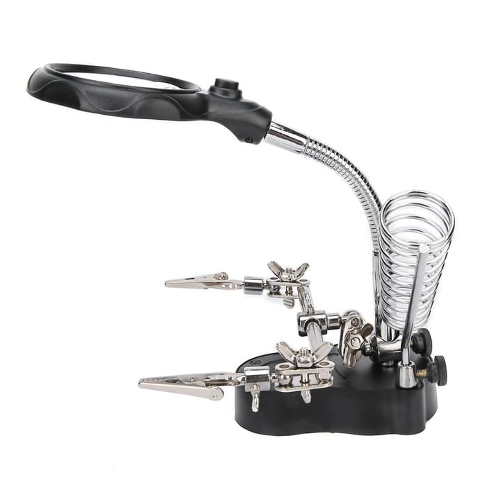 Station de soudage loupe multifonctionnelle avec outil de réparation de loupe LED
