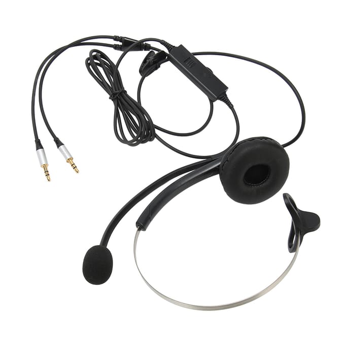 Enkelzijdig bedraad headset ruisonderdrukkend HD bellen telefoon headset voor callcenter kantoor