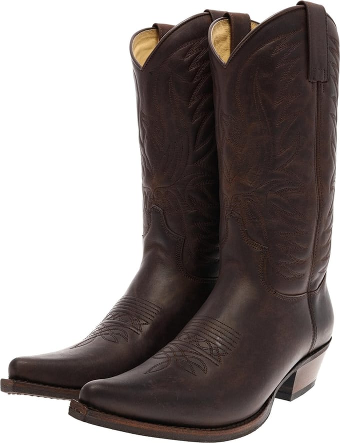 FB Fashion Boots BU1006 westernlaars donkerbruin - 35 EU