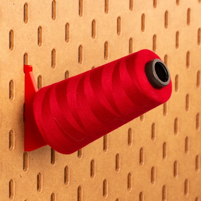 4-Pack Lockgaren houder tot 3000m - Short - Rood