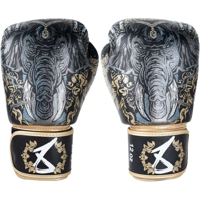 Thaise bokshandschoenen 8 Weapons Three Elephants 2.0