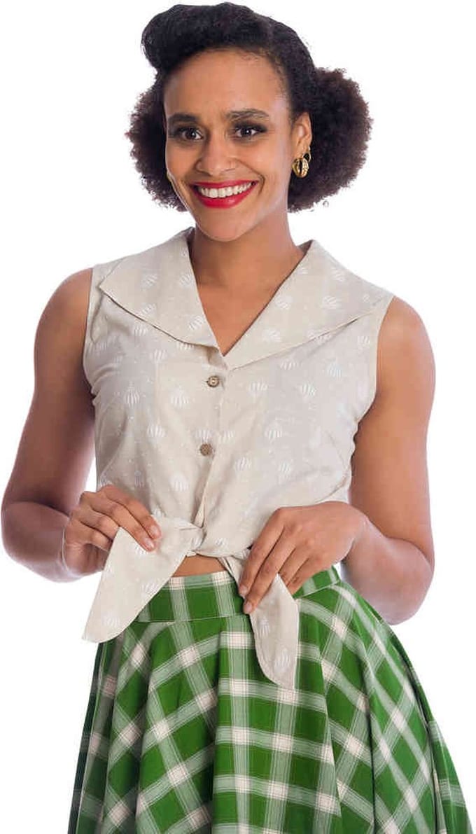Banned - HOT AIR BALLOON DREAMING Blouse - M - Wit