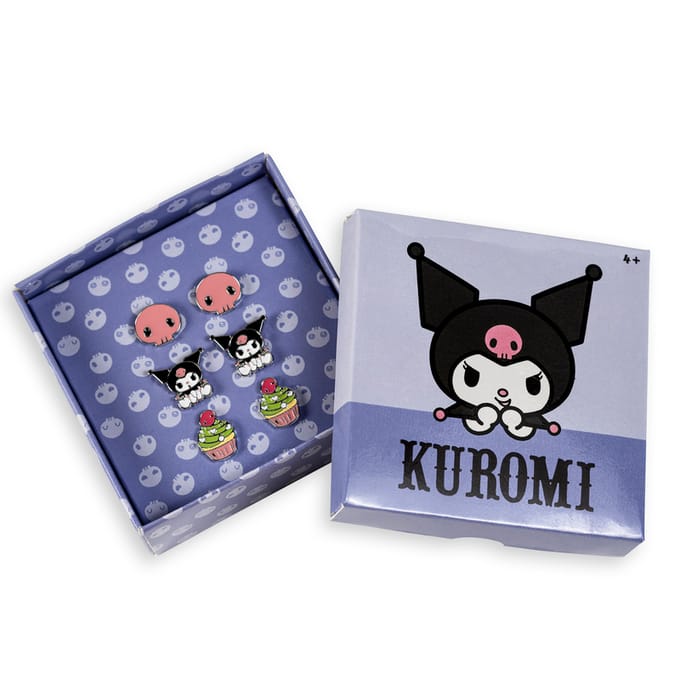 Hello Kitty - Anime Oorstekerset - Kuromi - meerkleurig