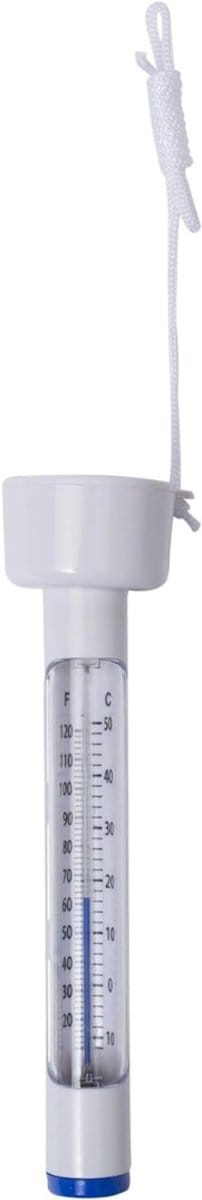 ZMR® Zwembad Thermometer - Waterthermometer - Zwembad Thermometer Drijvend - Wit - 6cm x 5cm x 19cm