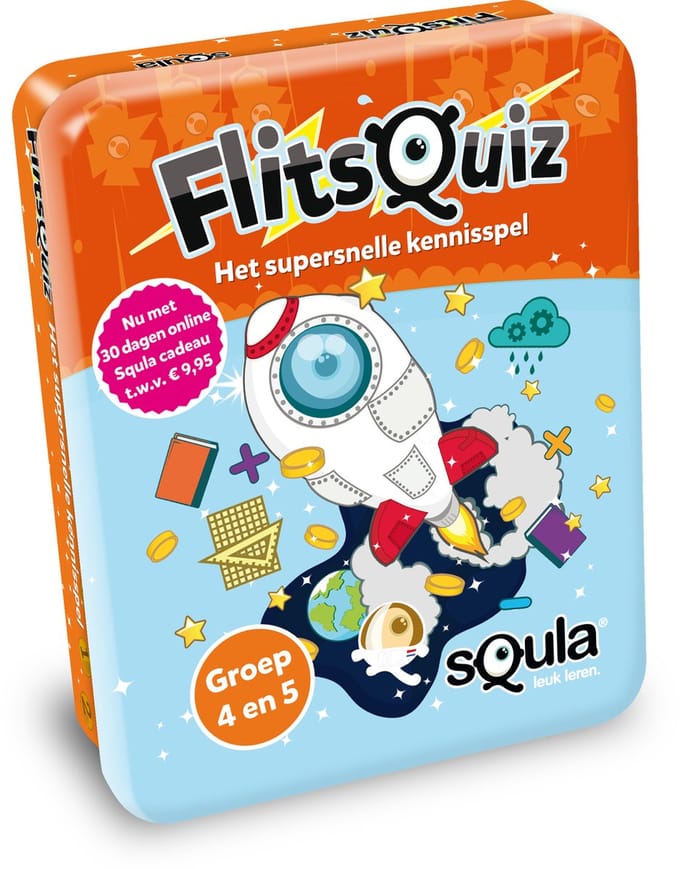 sQula flitsquiz groep 4-5 - Educatief Kaartspel