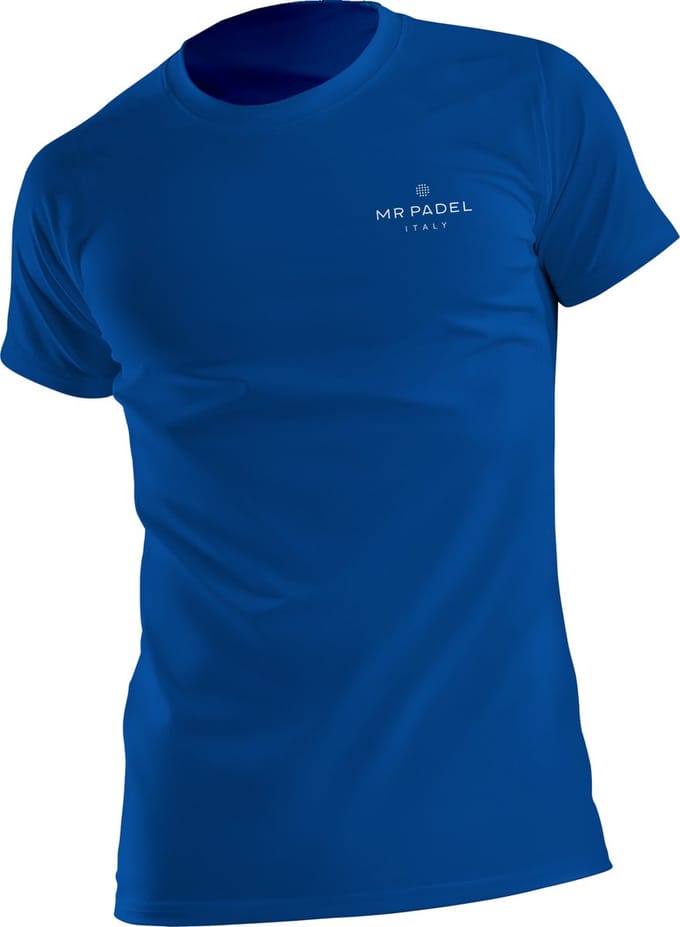 Padelshirt Regular Fit Azzurro Blauw - Maat M