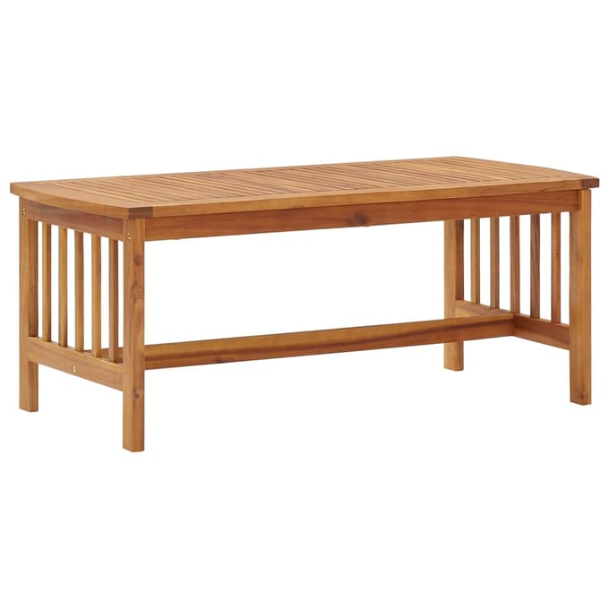 vidaXL - 5-delige - Loungeset - massief - acaciahout