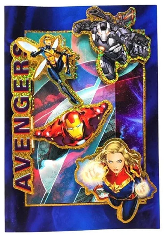 Avengers Marvel 3D Wenskaart