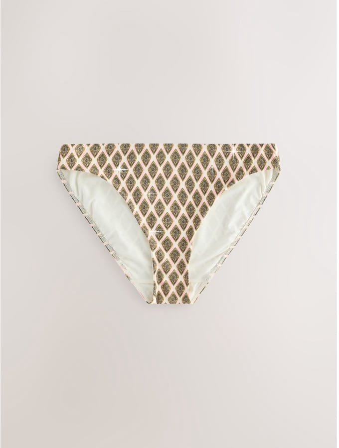 Next - Dames - Hoog opgesneden bikinislip - Crème