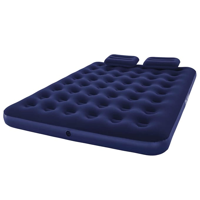 Bestway Luchtbed opblaasbaar met kussen en pomp 203x152x22 cm 67374