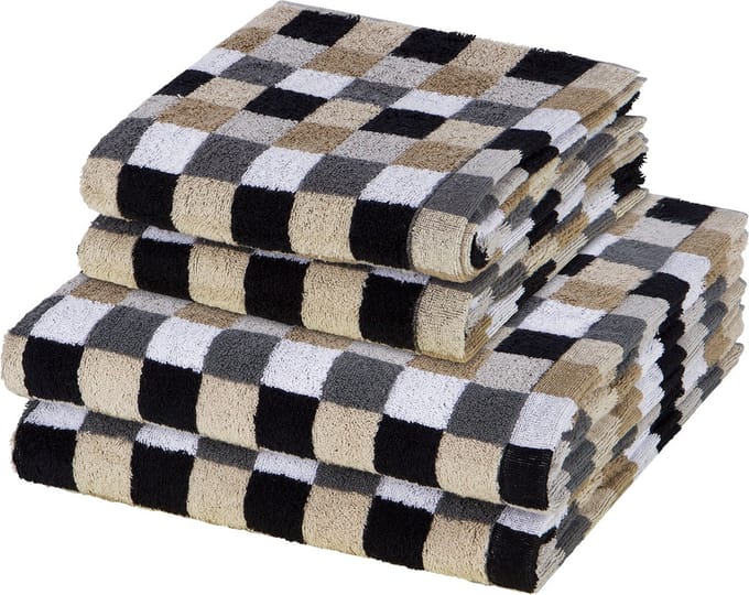 Cawö Sonstiges 2 X handdoek 2 X douchehanddoek - in set 4 pack Lifestyle