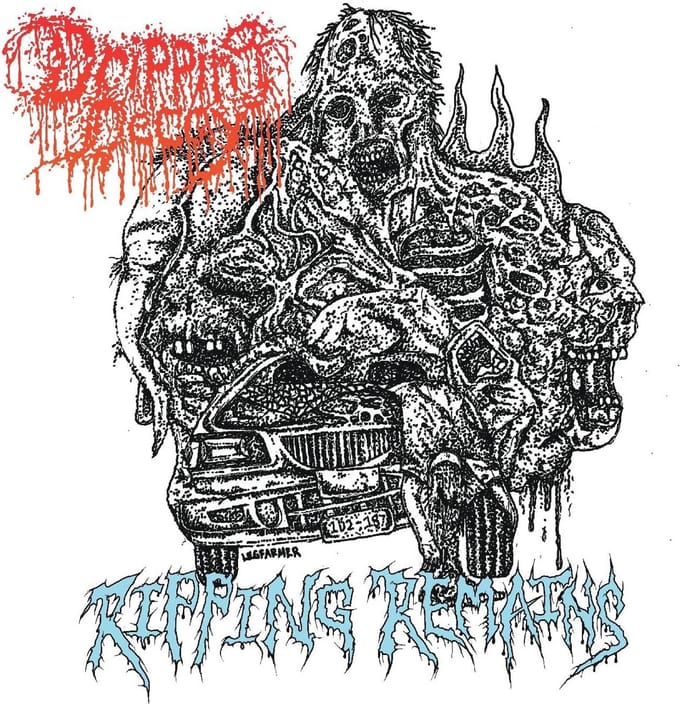 Death Metal Vinyl - Ripping Remains in Geel en Groen