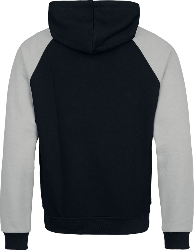 EMP Special Collection Trui met capuchon - EMP Rockhand 3D - S tot 5XL - voor Mannen - zwart-grijs