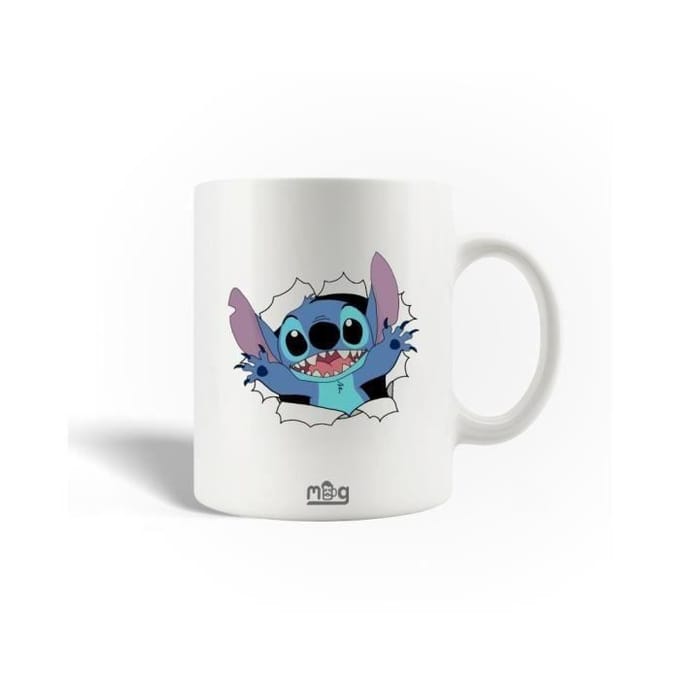 Mug - Stitch - Noël - Céramique - 30cl - Compatible lave-vaisselle
