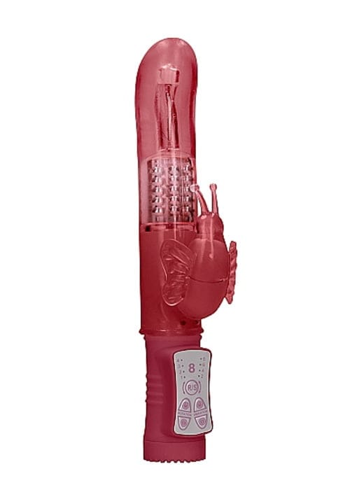 Shots Toys - Rotating Butterfly Vibrator - Rood