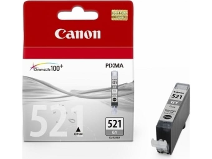 Canon Inktcartridge CLI-521 GY Origineel Single Grijs 2937B001