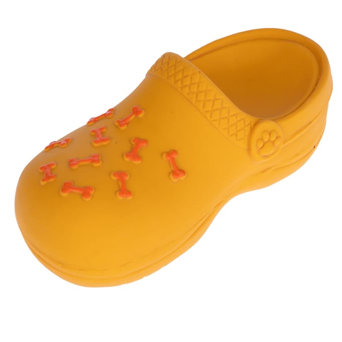 TIAKI hondenspeeltje latex schoen 15x6,5x6,5cm