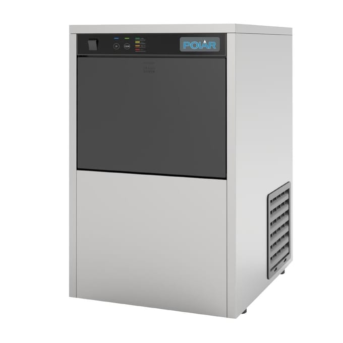 Polar U-serie tafelmodel Ijsmachine met Uvc 20Kg