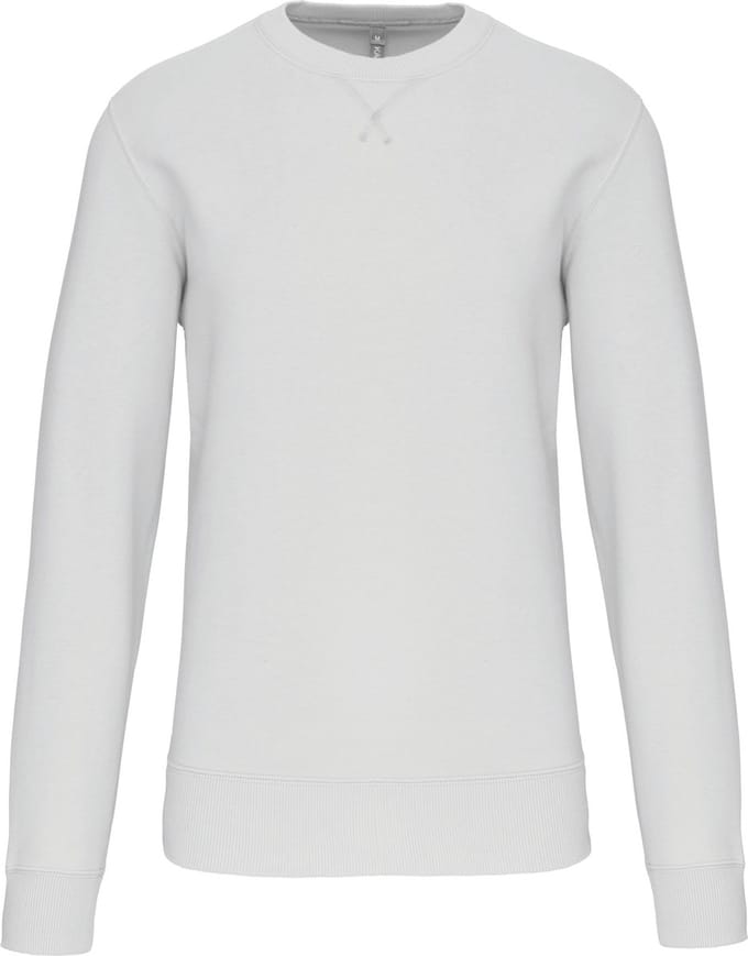 Unisex Sweater met ronde hals merk Kariban Wit - S
