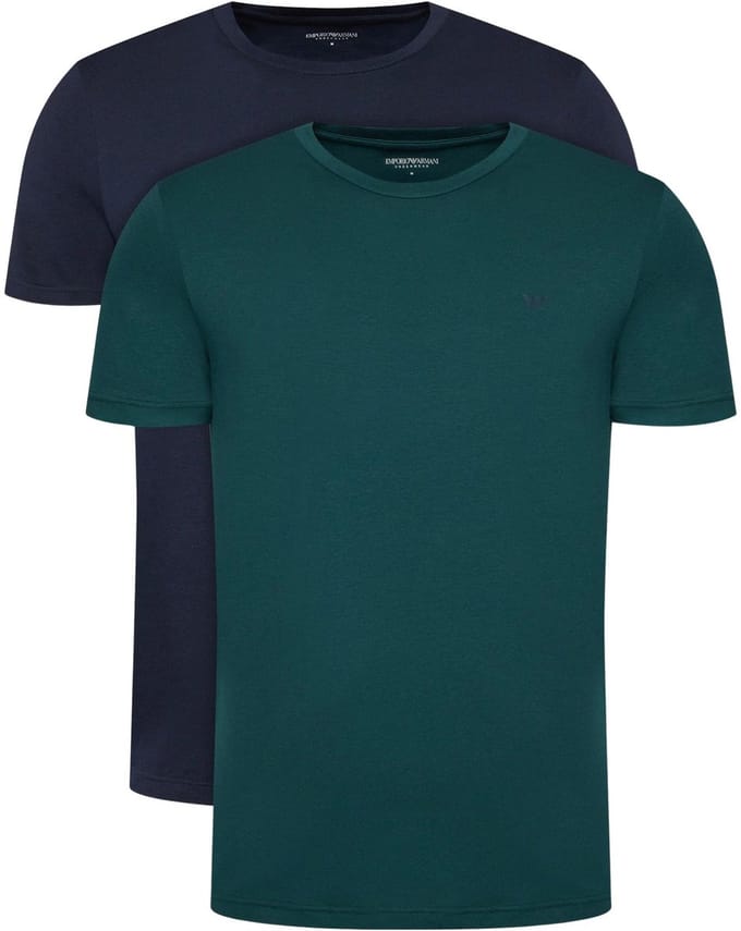 Emporio Armani Crew Neck Shirt Heren (2-pack) - Maat M