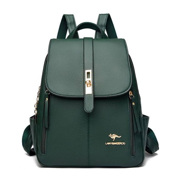 Nieuwe Trendy en Modieuze Zachte Leren Moeder Casual Grote Capaciteit Tas gray