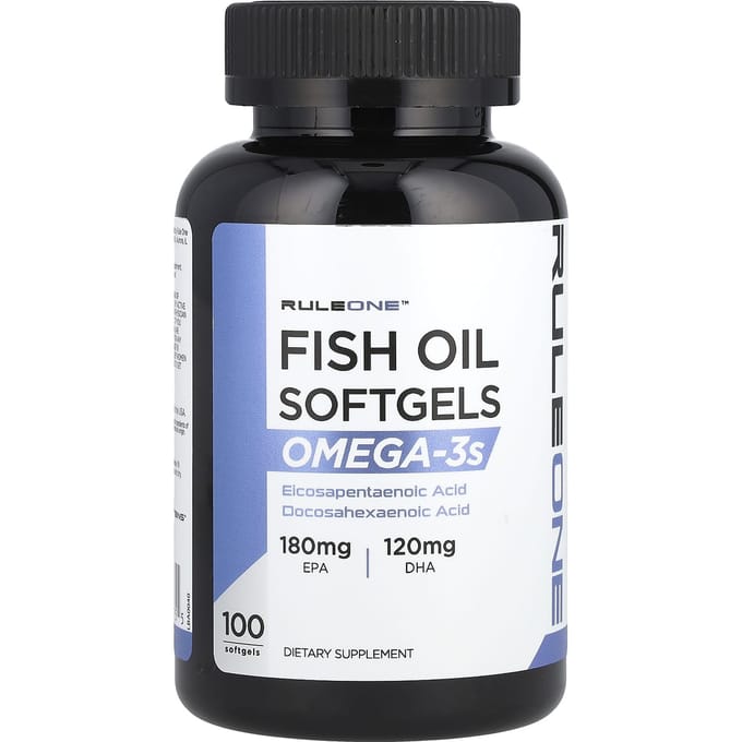 Rule One Proteins, visolie, omega-3, 100 zachte capsules